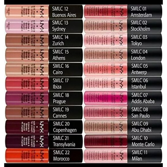 NYX PROFESSIONAL MAKEUP Soft Matte Lip Cream Liquid Lipstick Buenos Aires SMLC12 - Picture 5 of 6